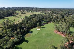 Augusta National 11th Green Aerial